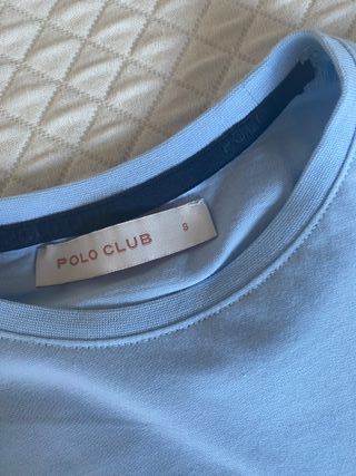 Camiseta Polo Mujer Azul