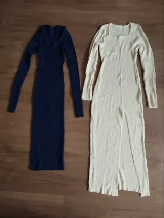 Conjunto 2 Vestidos Largos Manga Larga