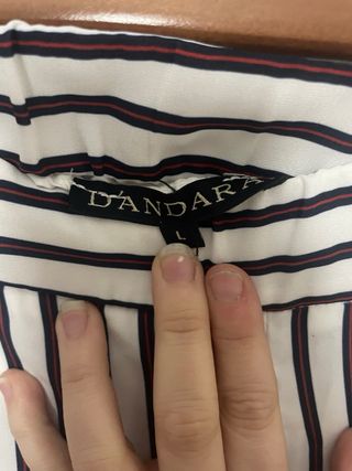 Pantalones pirata rayas