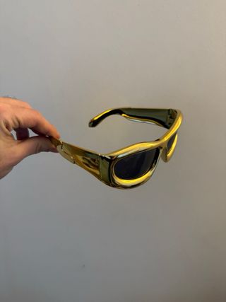 Occhiali da Sole Vintage Oro Retro Unisex