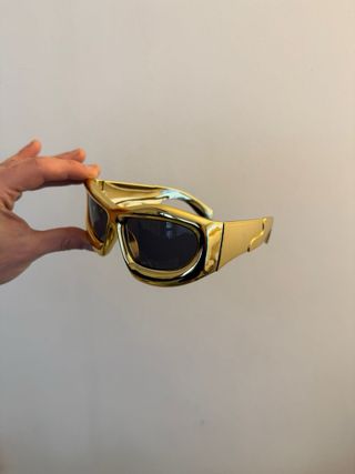 Occhiali da Sole Vintage Oro Retro Unisex