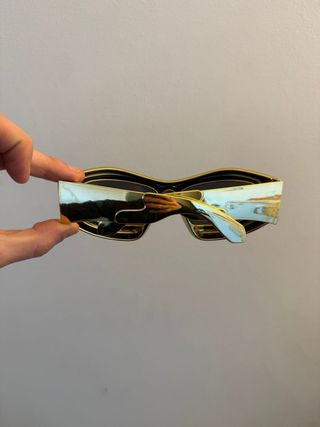 Occhiali da Sole Vintage Oro Retro Unisex