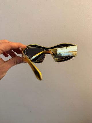 Occhiali da Sole Vintage Oro Retro Unisex