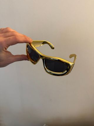 Occhiali da Sole Vintage Oro Retro Unisex