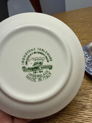 Juego 6 tazas y platillos Ronstone