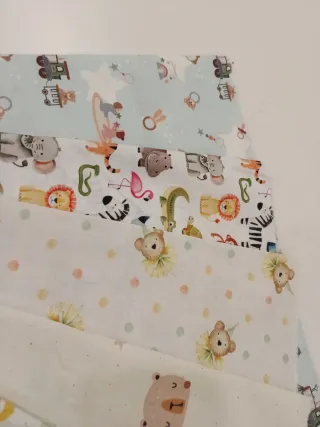 Lote retales popelín infantil