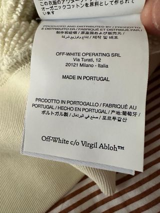 Felpa Off-White Beige