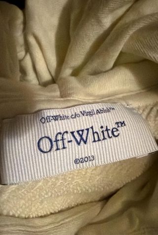 Felpa Off-White Beige