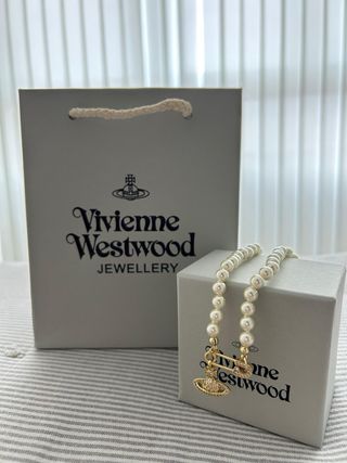 Collar perlas oro Vivienne Westwood