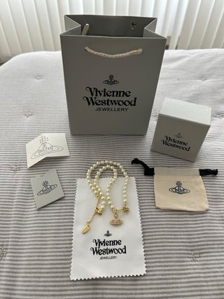 Collar perlas oro Vivienne Westwood