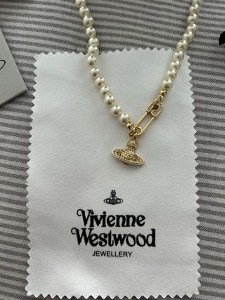 Collar perlas oro Vivienne Westwood