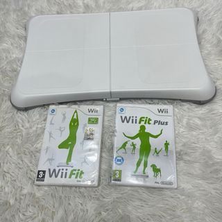 Wii Balance Board + Wii Fit + Wii Fit Plus