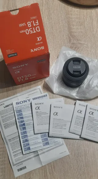 Objetivo Sony SAL50F18 DT 50mm F1.8 SAM