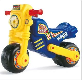 Moto Molto Infantil Azul y Amarilla
