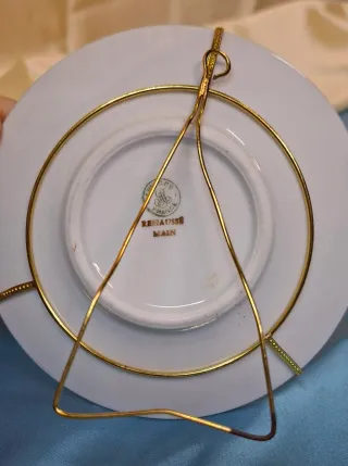 Coppia di piatti antichi Limoges