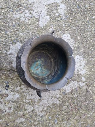 Antico Vaso Bronzo Orientale