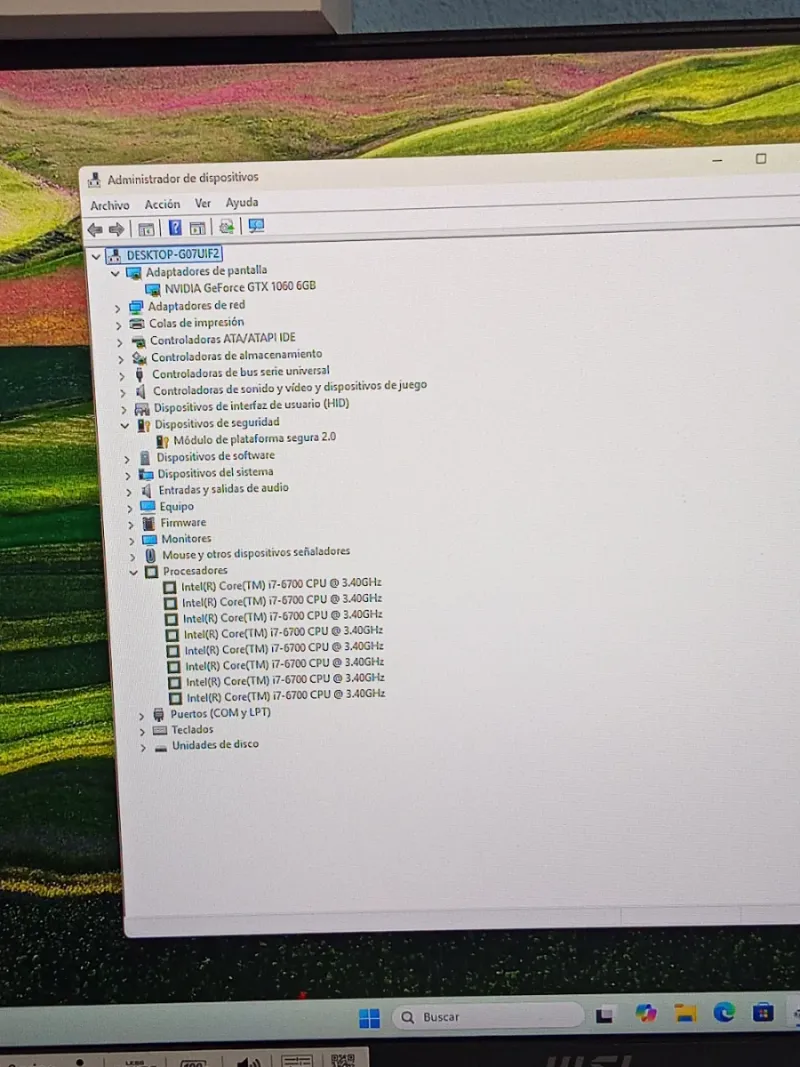 PC i7 6700 GTX 1060 6GB 16GB RAM afbeelding 5
