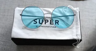 Gafas de Sol Retro SUPERFUTURE Unisex Azules