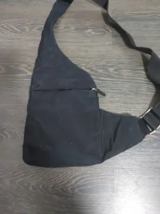 Mochila Adolfo Domínguez Negra Pequeña