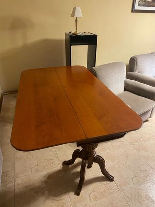 Mesa consola retro de madera