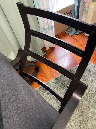 Poltrona sdraio Poäng Ikea in legno e tessuto