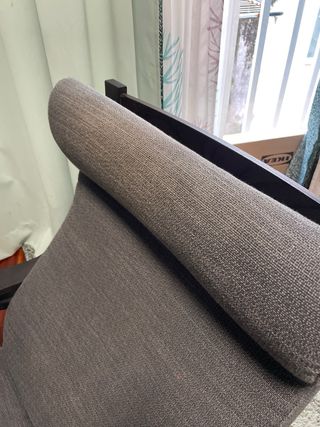 Poltrona sdraio Poäng Ikea in legno e tessuto