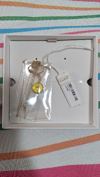 Liu Jo Collana Unisex Oro Giallo e Giallo