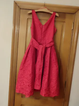 Vestido fiesta El Corte Inglés rojo