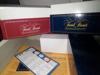 Trivial Pursuit Scatole di Domande in Buono Stato