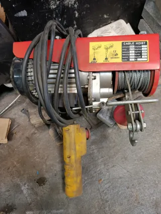 Polipasto Eléctrico 600kg Cable Hoist