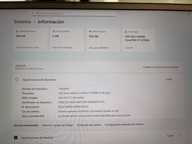 Portátil gaming - HP OMEN 16 2023 afbeelding 8