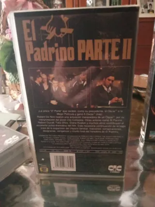 Trilogía El Padrino VHS Original, para coleccionis