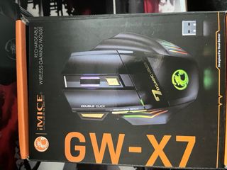 Ratón Gaming Negro y Dorado