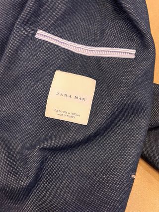 Americana Zara Hombre Azul