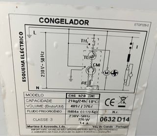 Congelador expositor tienda