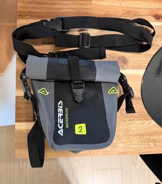 Pernera Acerbis Impermeable Negra/Gris nueva