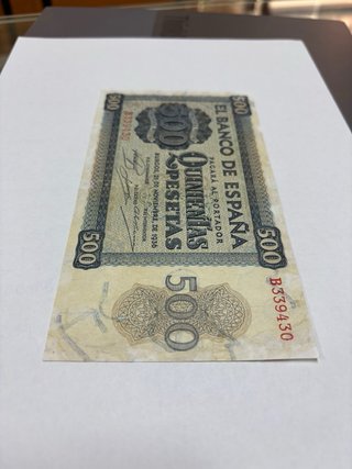 Billete 500 Pesetas Banco de España 1936