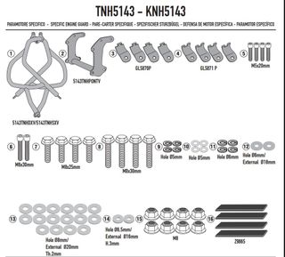 Defensa BMW R1300GS Givi TNH5143