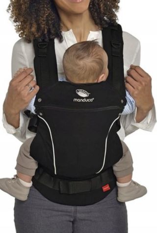 Mochila Porta Bebé Manduca Negra