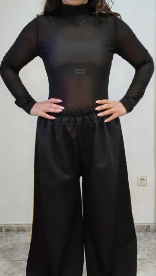 Conjunto mujer marrón y naranja