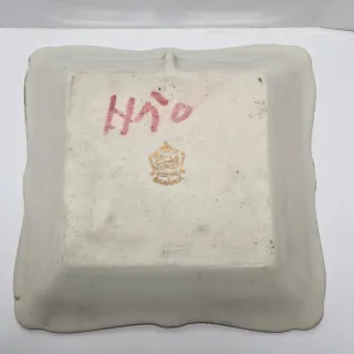 Vecchio posacenere in porcellana con Ultima Cena