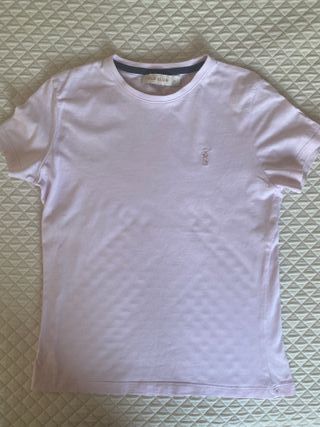 Camiseta Polo Mujer Rosa