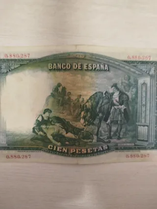 Billete 100 Pesetas Banco de España 1931