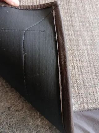 Alfombra moderna beige y marrón