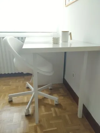 Patas de escritorio blancas