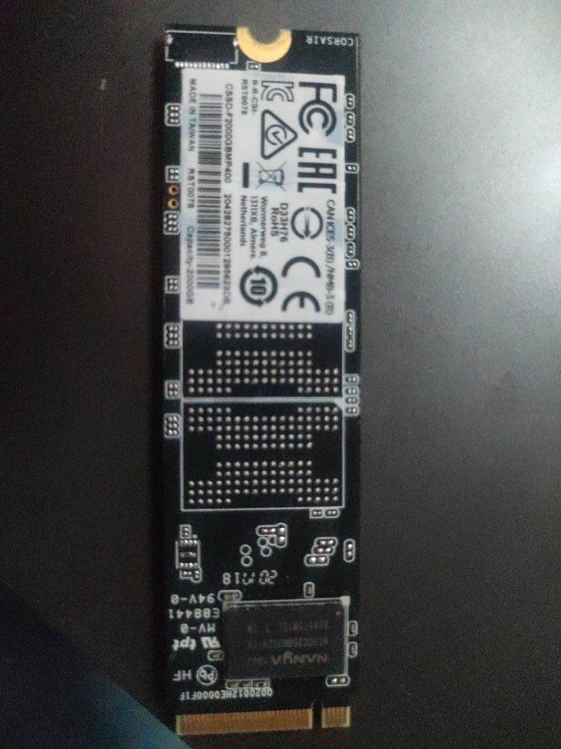 SSD Corsair MP400 2TB NVMe PCIe M.2 afbeelding 4