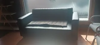 Sofá 3 plazas negro