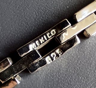 Pulsera de plata estilo eslabones