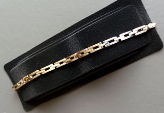 Pulsera de plata estilo eslabones