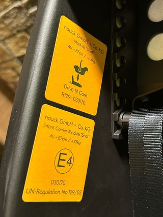 Silla Coche Bebé Hauck Drive N Care Grupo 0